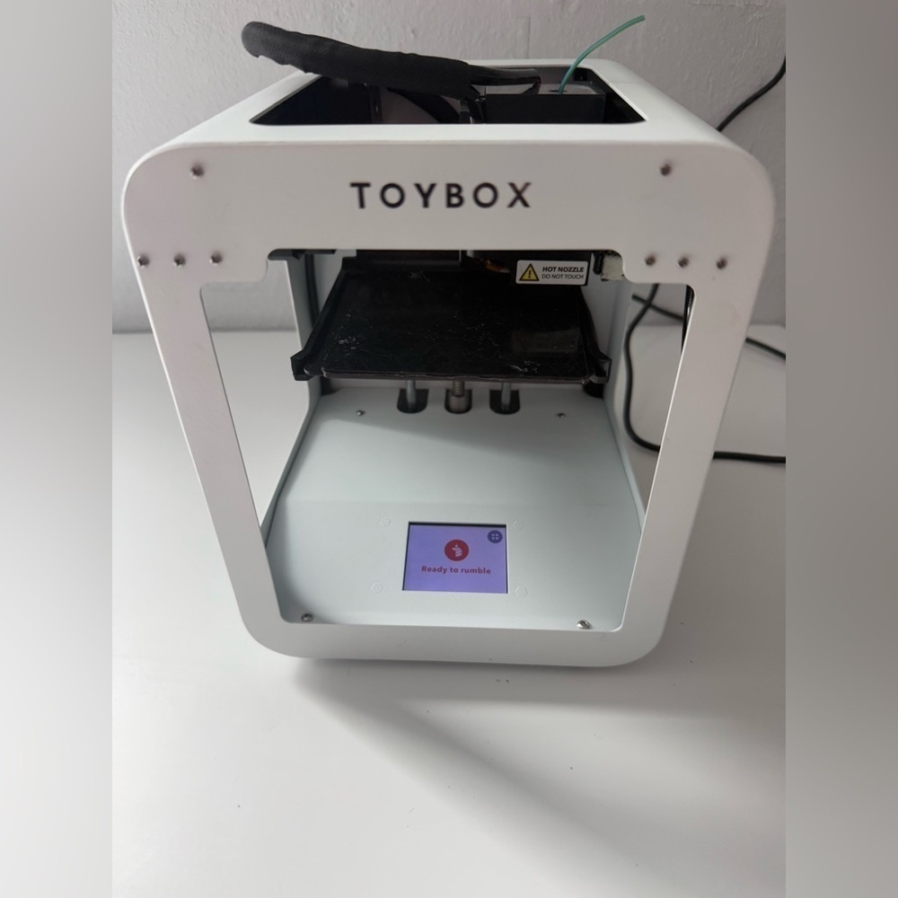 White Toybox 3D Food Printer‎ for Kids with Touchscreen and WiFi